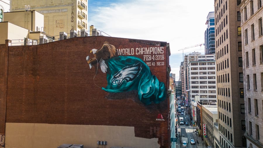 Eagles Championship Mural