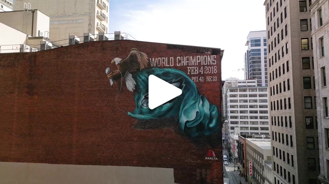 Eagles Championship Mural