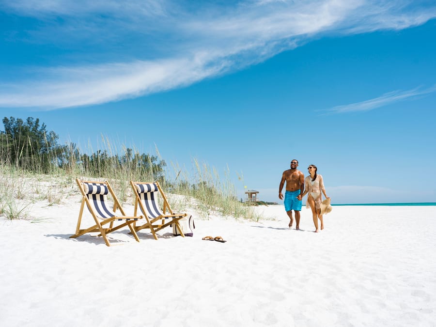 BACVB Couple on Beach Photoshoot