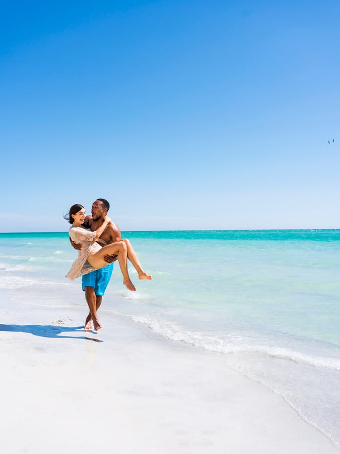 BACVB Couple on Beach Photoshoot