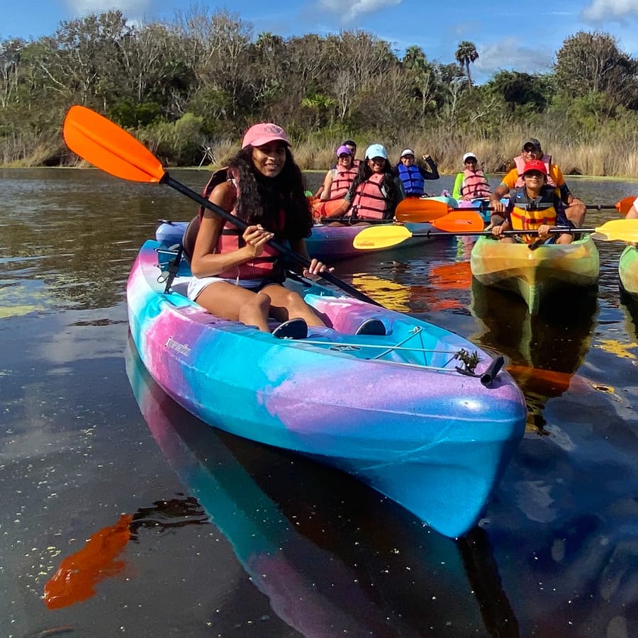 Kayaking with Friends