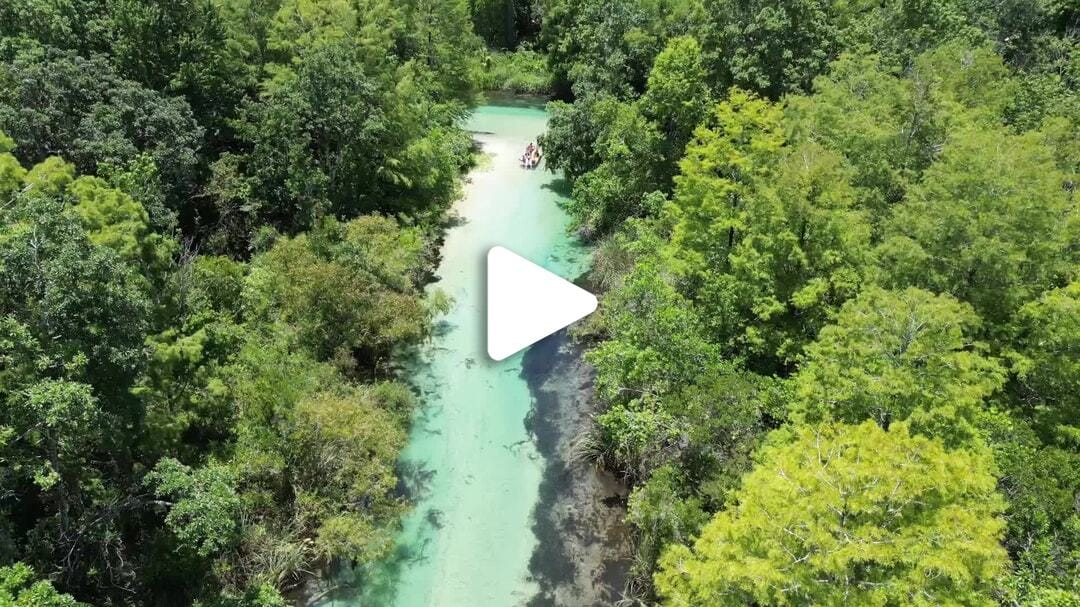 Weeki Wachee River Drone Footage July 2023