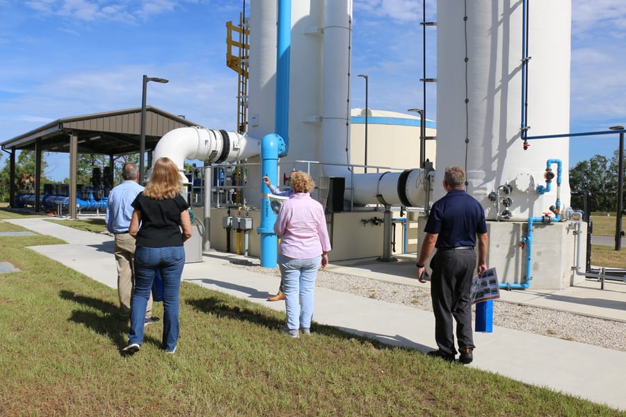 Water Treatment Plant Ribbon Cutting (1)