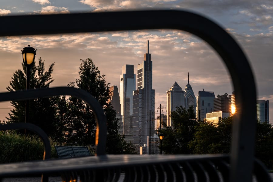 Drexel Park Skyline Sunrise