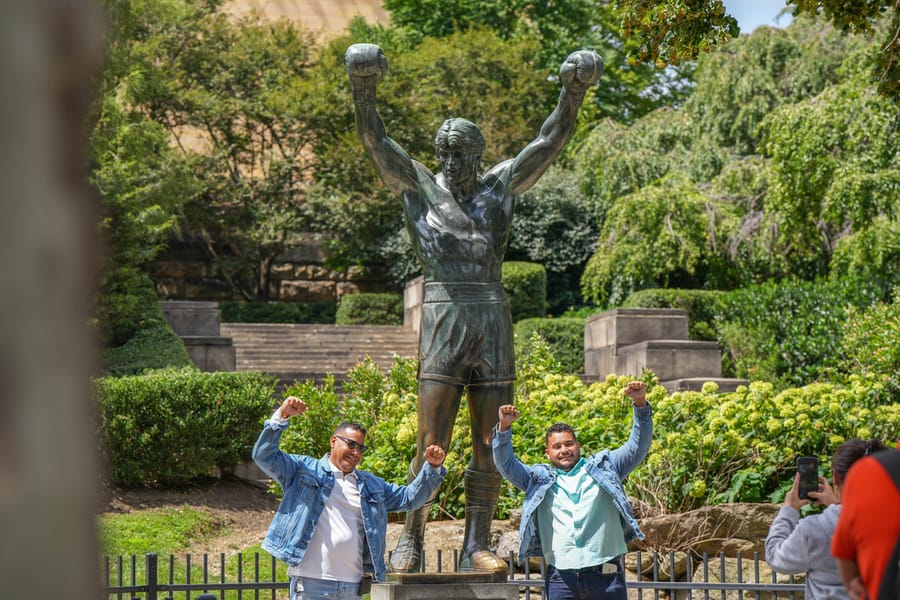 Rocky Statue and Steps