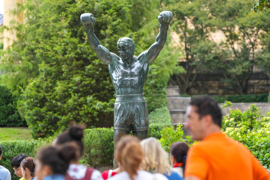 Rocky Statue and Steps