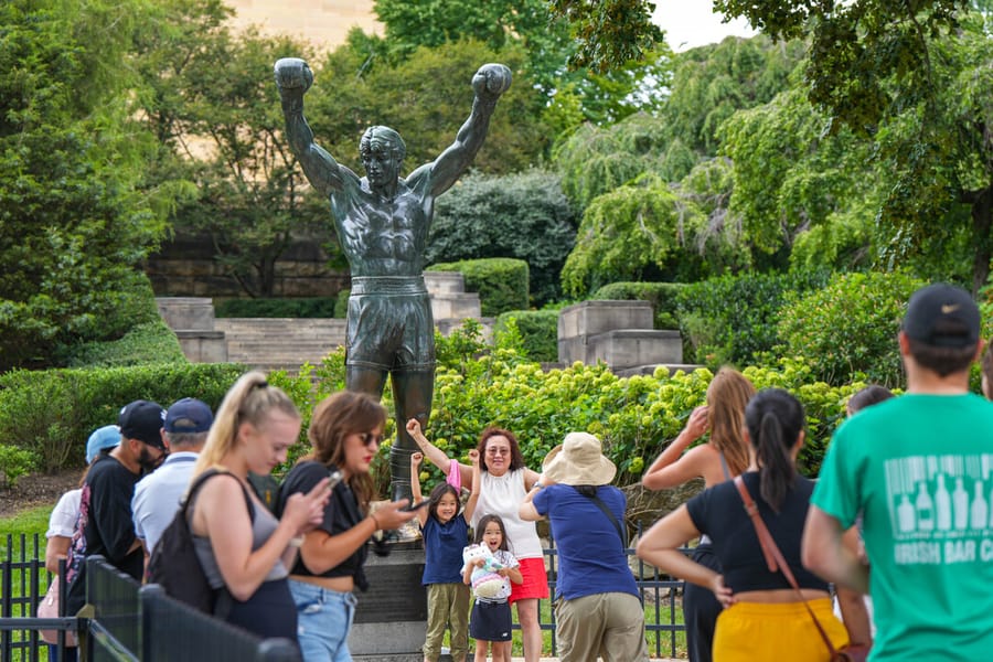 Rocky Statue and Steps