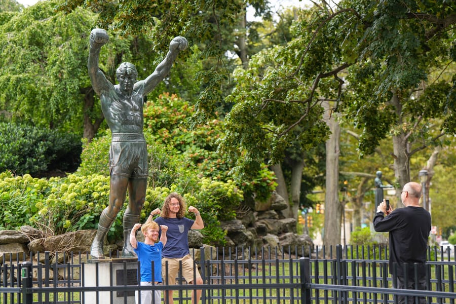 Rocky Statue and Steps