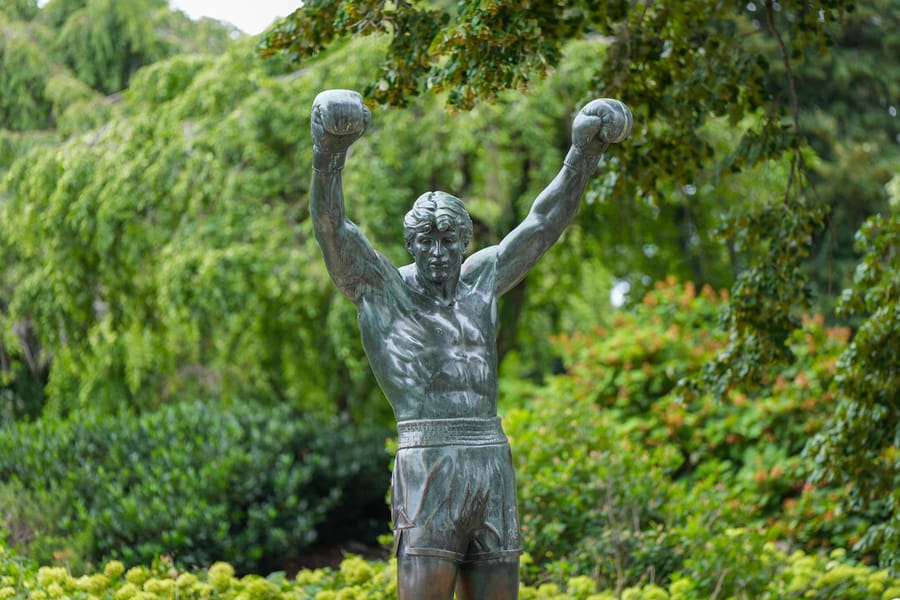 Rocky Statue and Steps