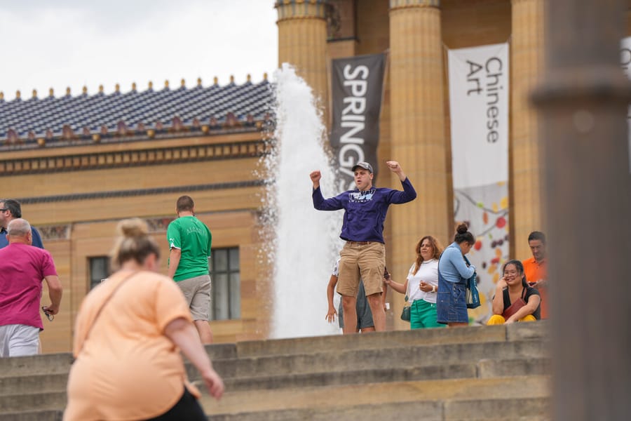 Rocky Statue and Steps