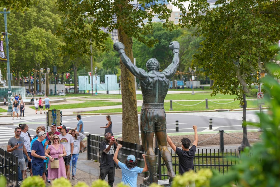 Rocky Statue and Steps