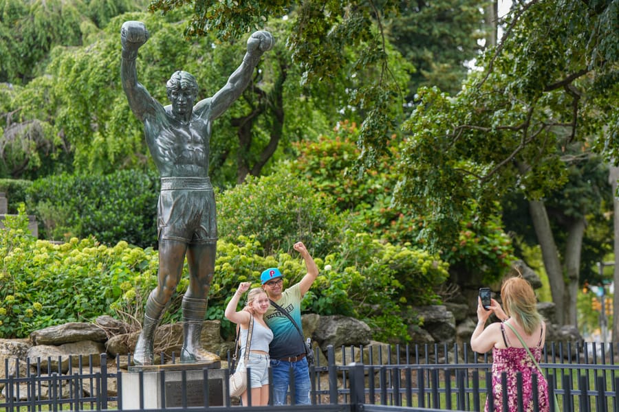 Rocky Statue and Steps