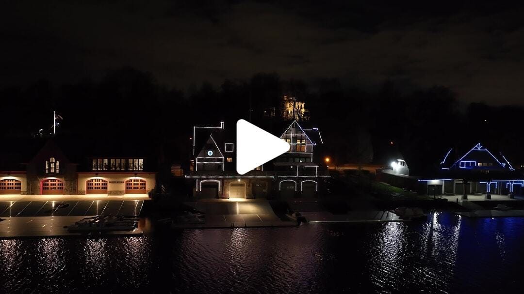 Boathouse Row at Night