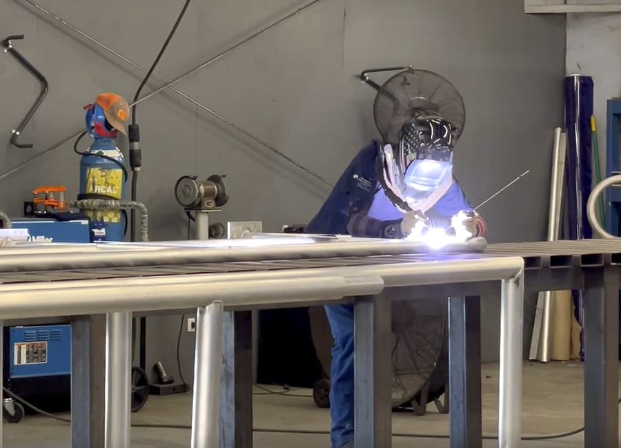 Hernando County FL Welder at Work