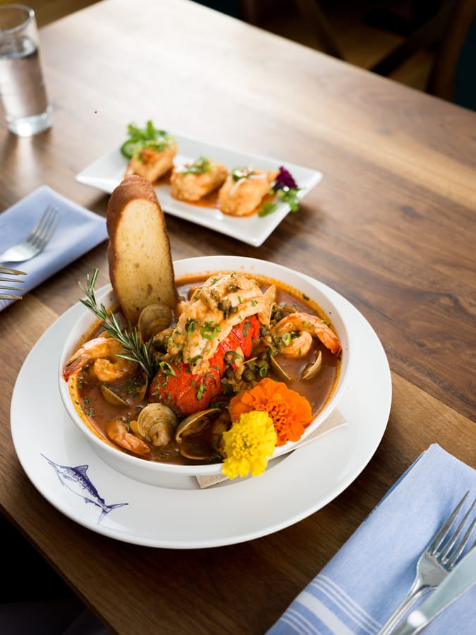 Dining at the Blue Marlin