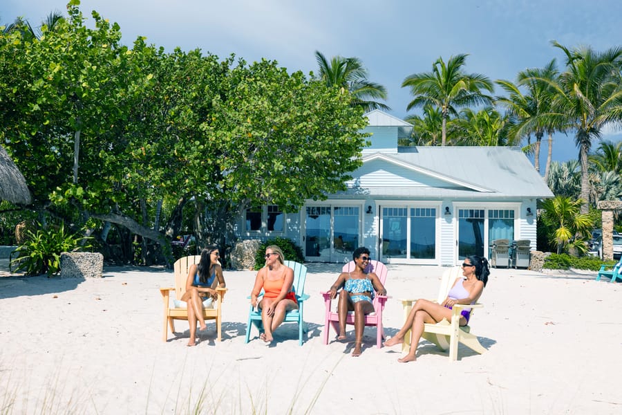 Women at Beach House