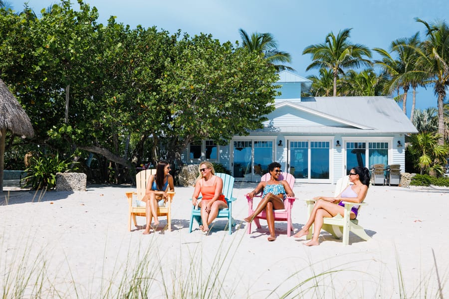 Women at Beach House