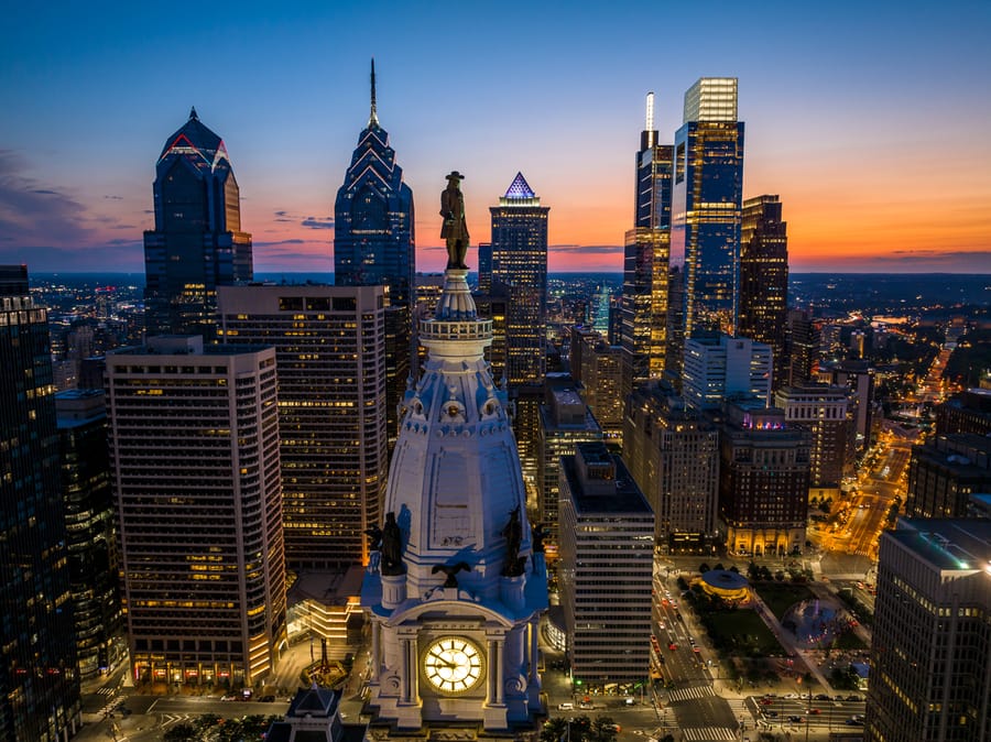 William Penn on City Hall Skyline