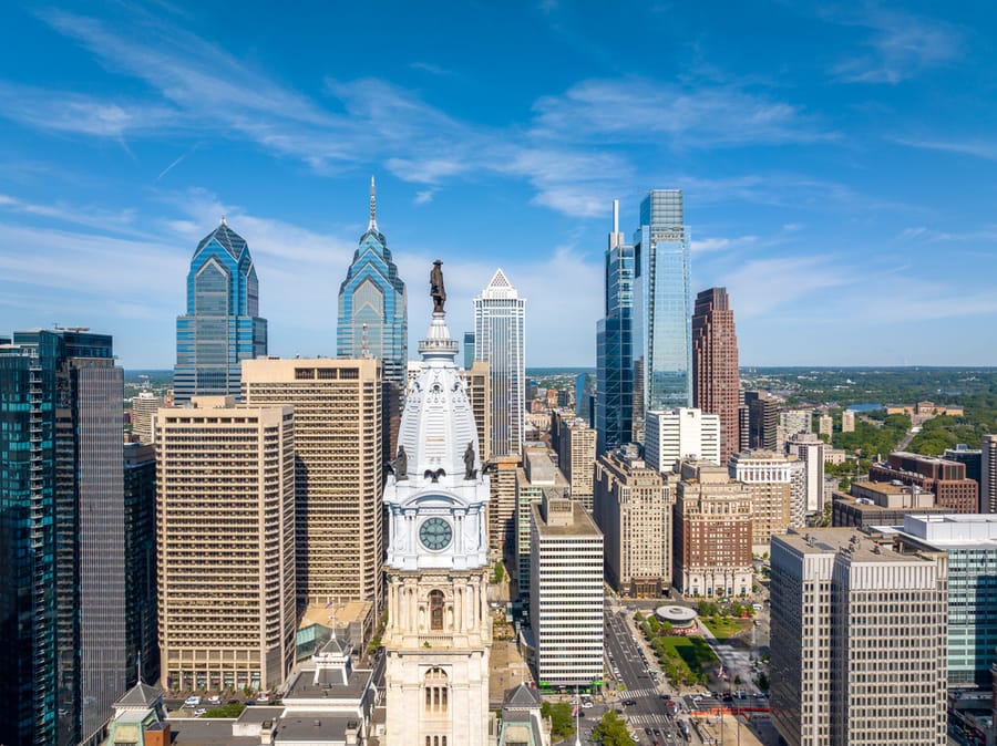 William Penn on City Hall Skyline