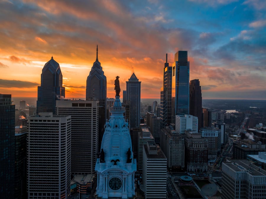 William Penn on City Hall Skyline