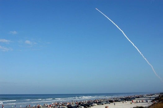 Rocket Launch seen from NSB