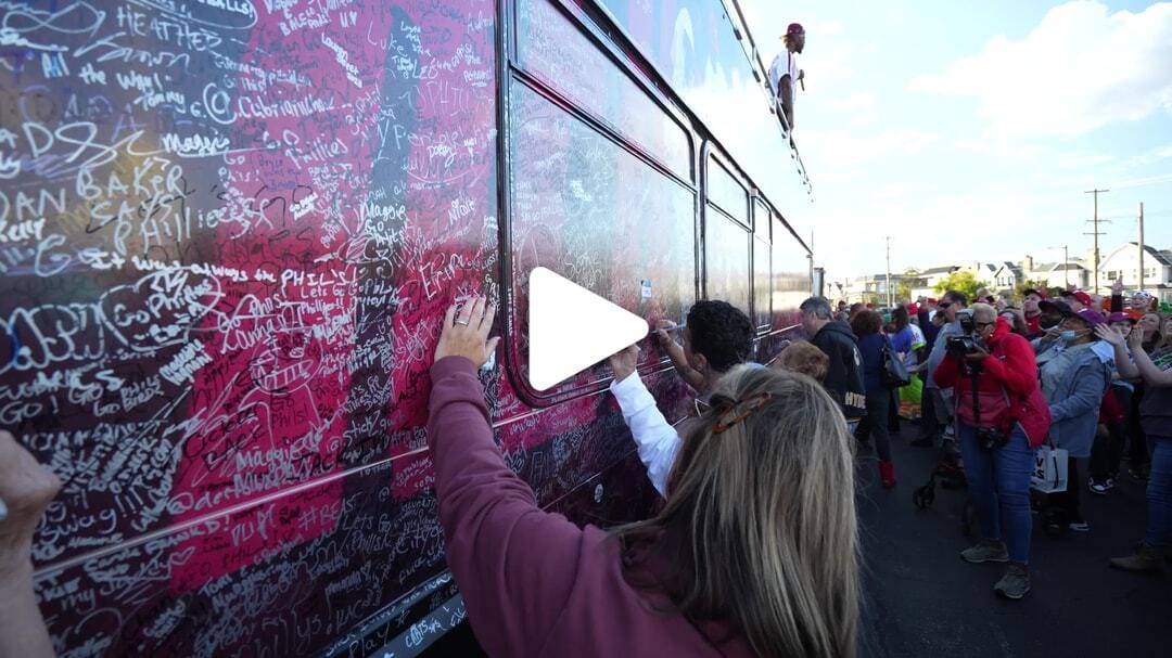 Phillies Rally Bus