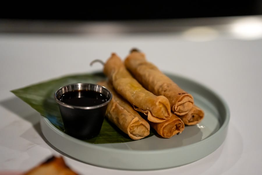 Lumpia Spring Roll at Pesca Vilano