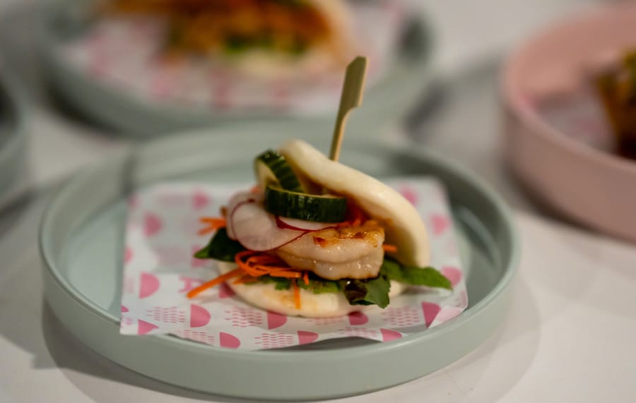 Miso Shrimp Bao Bun