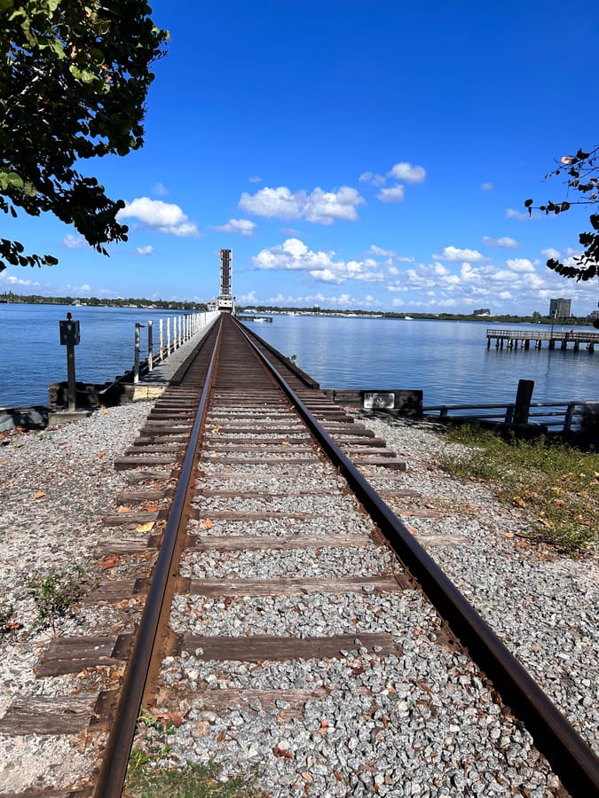 CSX Train Bridge Bradenton Riverwalk