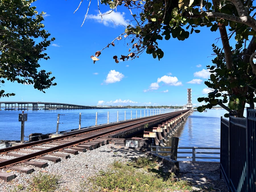 CSX Train Bridge Bradenton Riverwalk