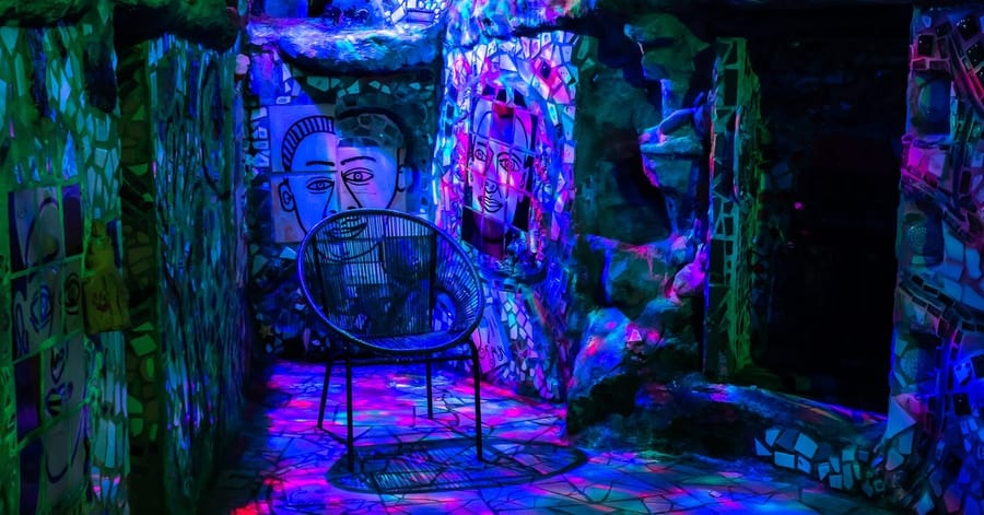 The Gardens After Dark at Philadelphia’s Magic Gardens