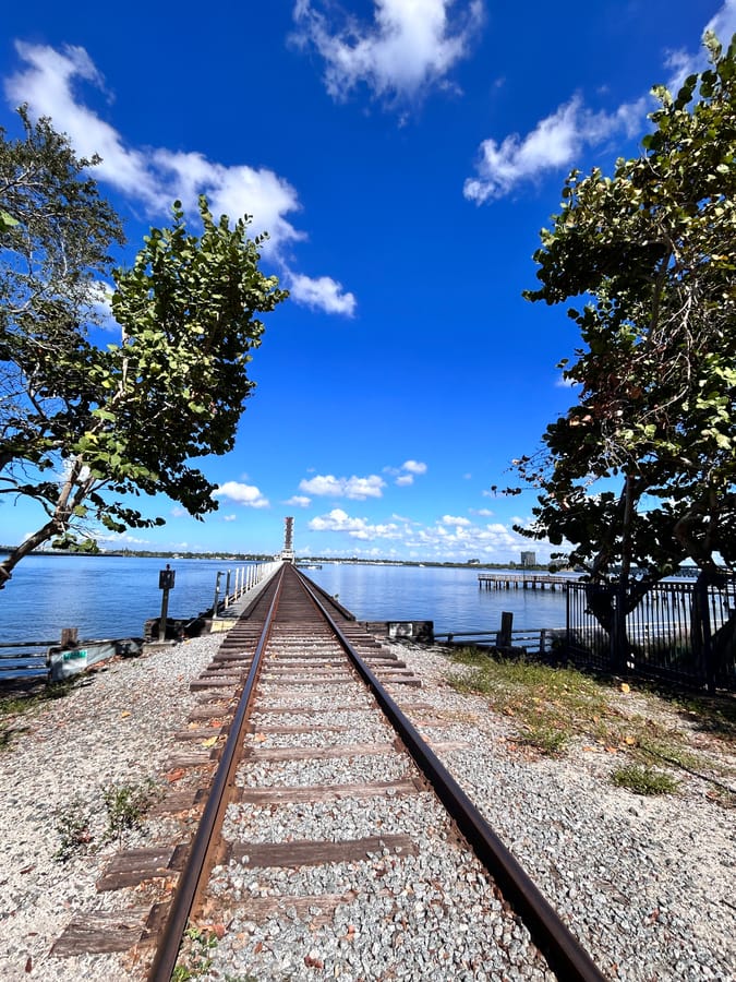 CSX Train Bridge Bradenton Riverwalk