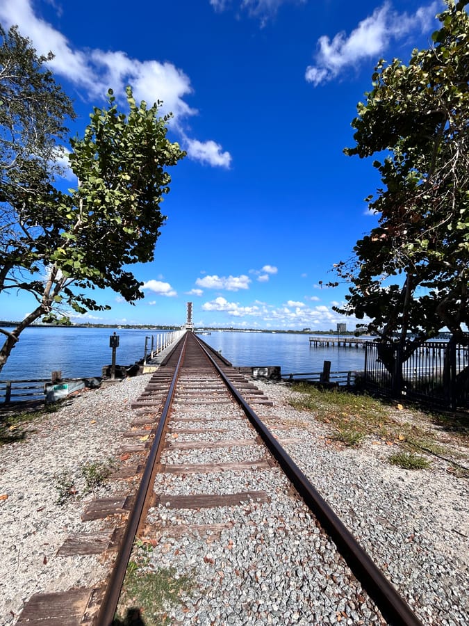 CSX Train Bridge Bradenton Riverwalk