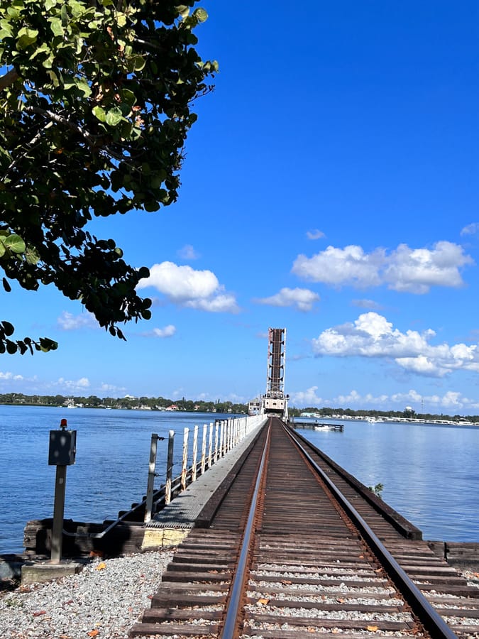 CSX Train Bridge Bradenton Riverwalk