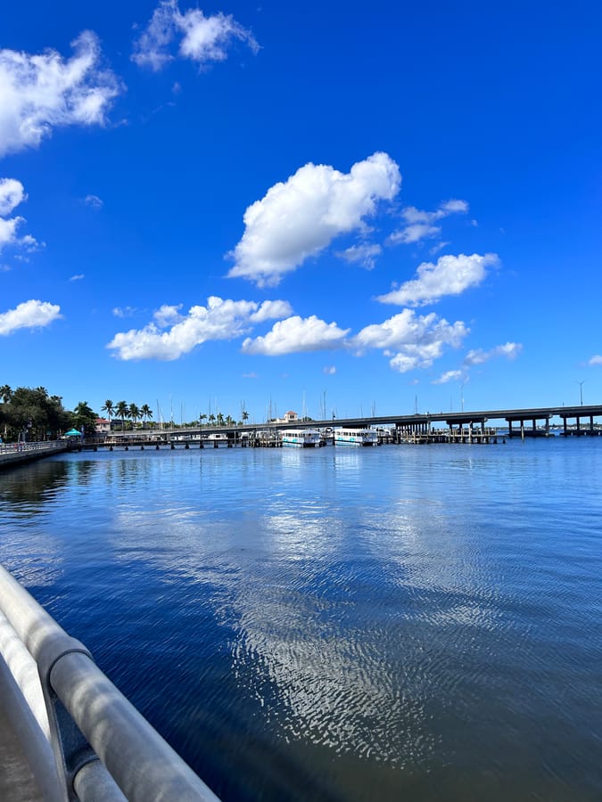 CSX Train Bridge Bradenton Riverwalk