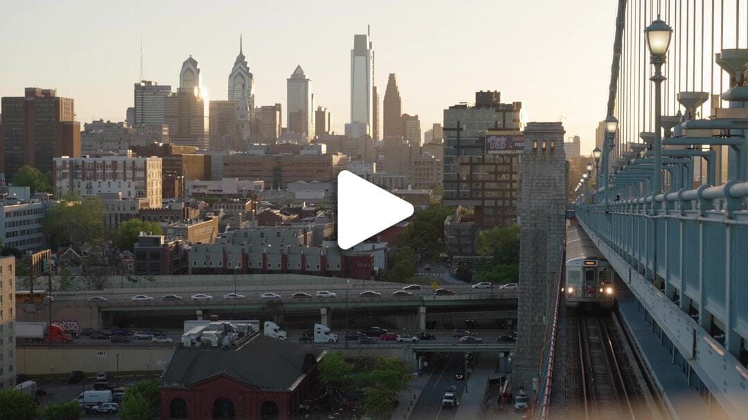 Ben Franklin Bridge Skyline