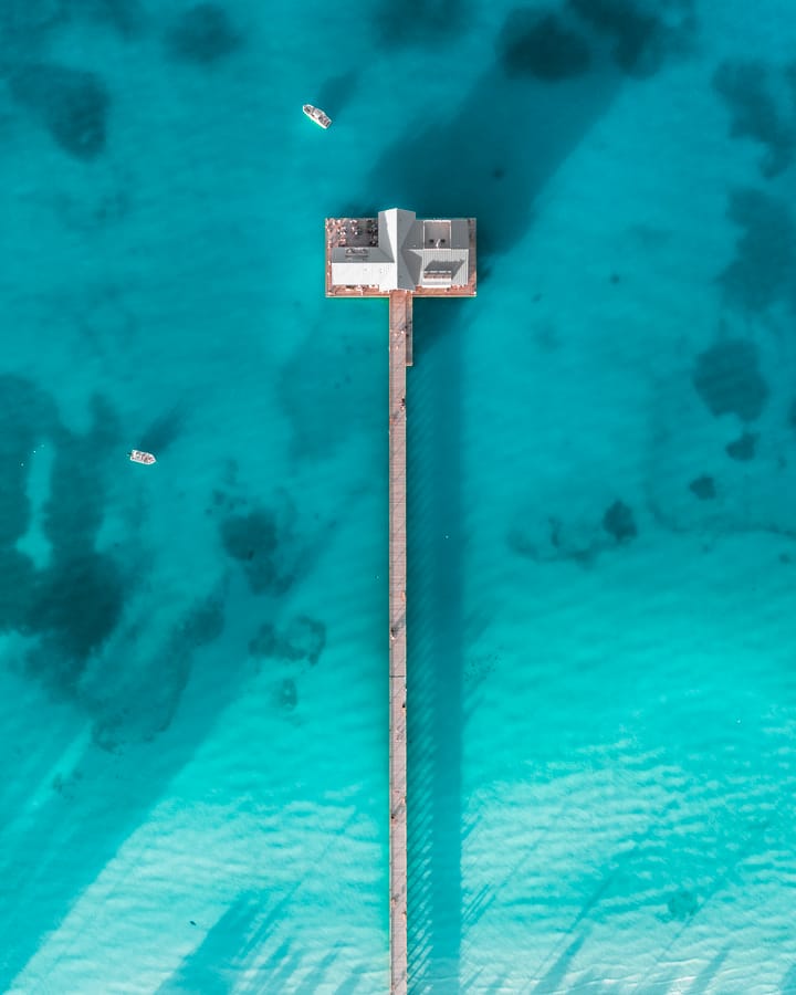 2024 MARKETING Campaign Anna Maria City Pier Overhead